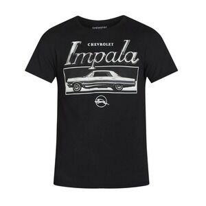 Chevrolet Impala Big Men's Graphic Tee Shirt, Size 2XL Black